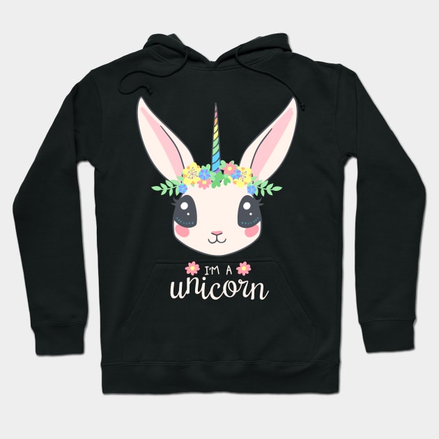 I'm A Unicorn Funny Halloween Gifts Hoodie by finedesigns